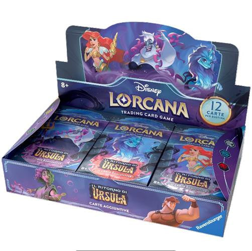 Disney Lorcana Il Ritorno di Ursula Box 24 Buste IT