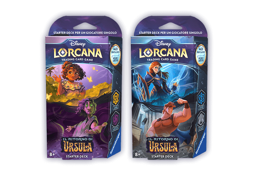 Disney Lorcana Il Ritorno di Ursula Starter Deck Bundle (2 Mazzi) IT