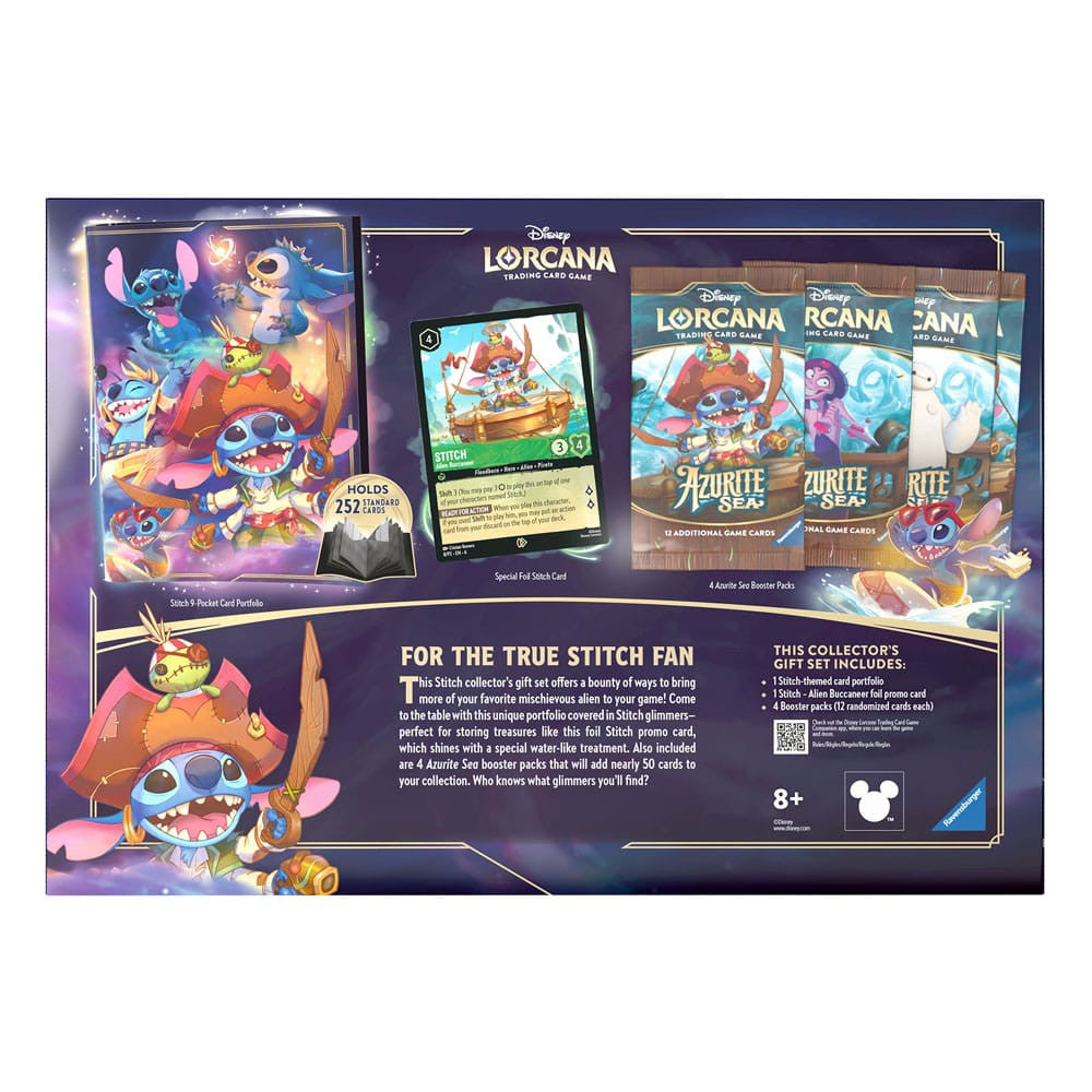 Disney Lorcana Stitch Collector's Gift Set Azurite Sea (1)