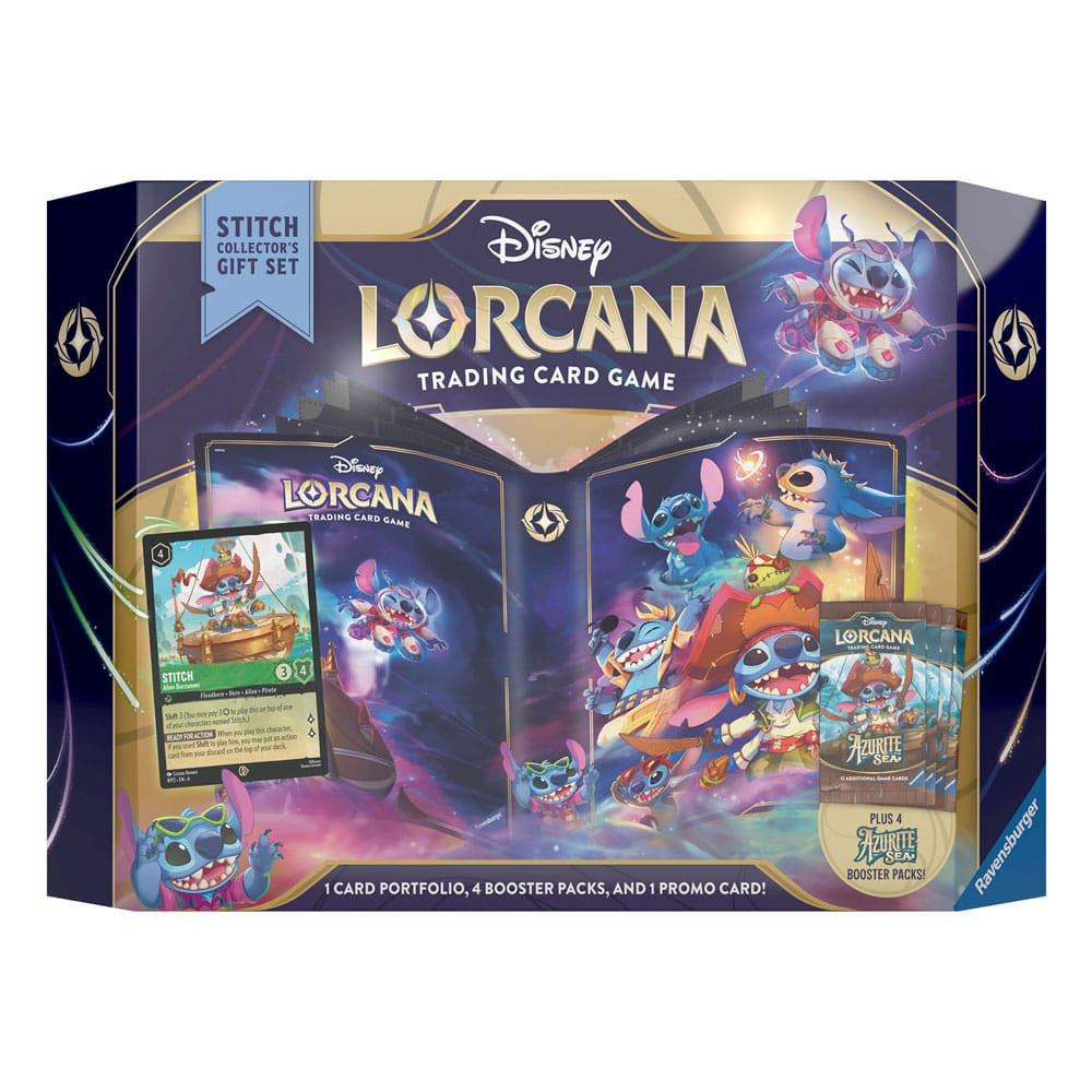 Disney Lorcana Stitch Collector's Gift Set Azurite Sea ENG