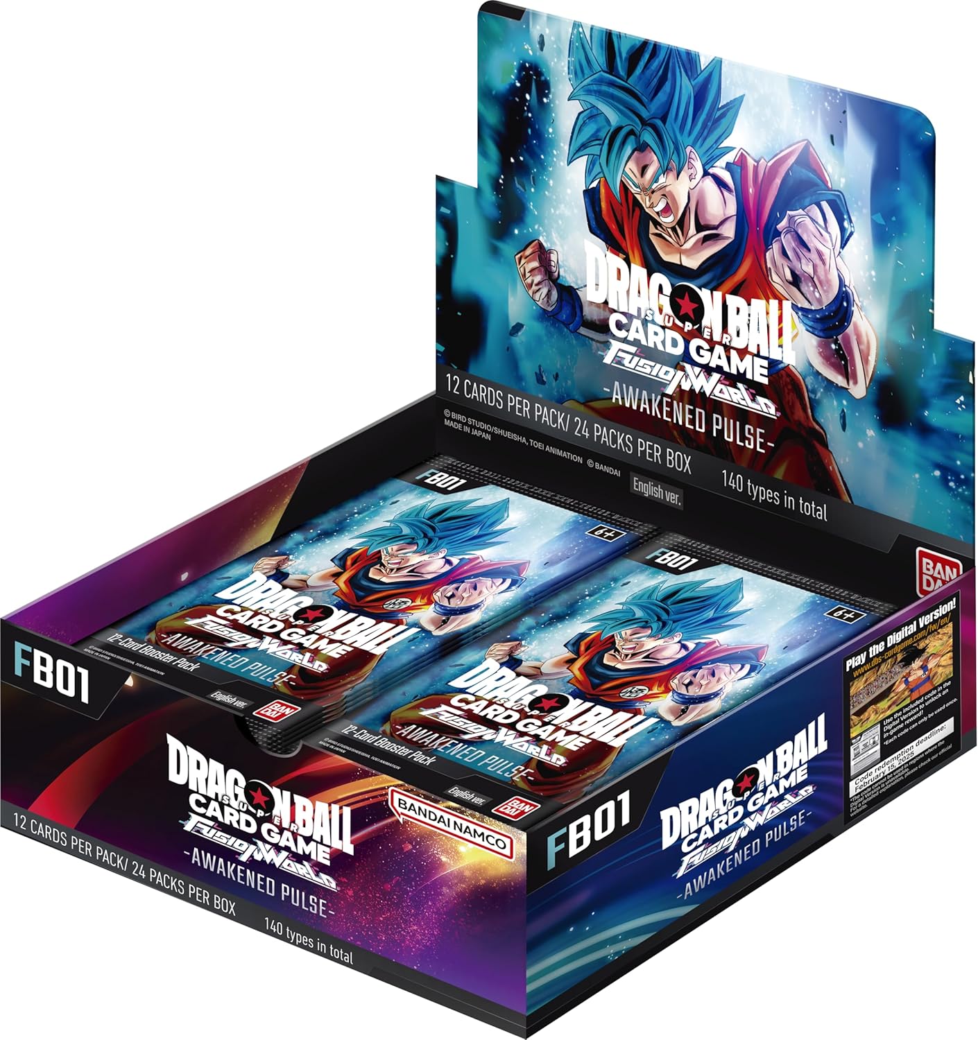 Dragon Ball Super Card Game Fusion World FB01 Awakened Pulse Booster Box ENG