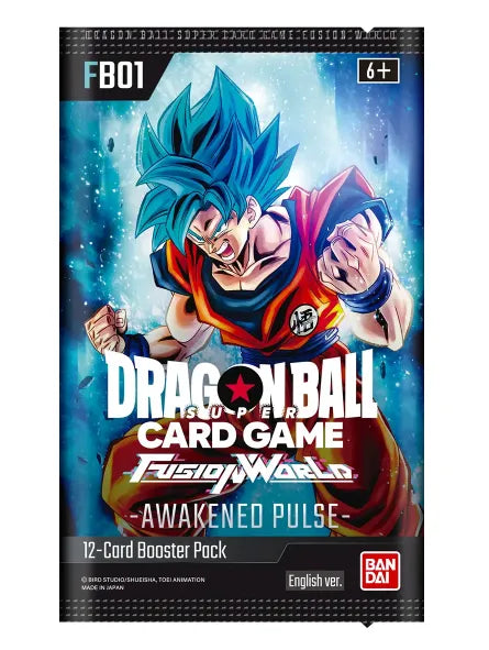 Dragon Ball Super Card Game Fusion World FB01 Awakened Pulse Booster Pack ENG