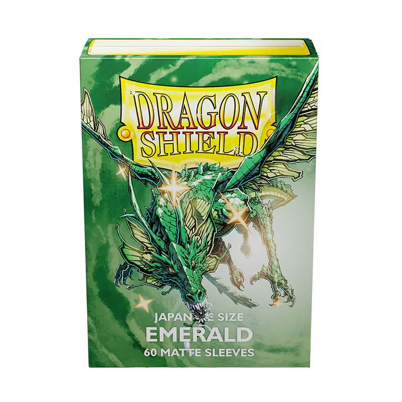 Dragon Shield Small Japanese Sleeves Matte Emerald - 60 Bustine