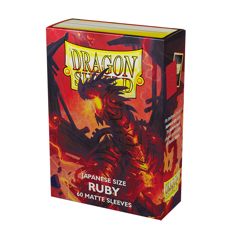 Dragon Shield Small Japanese Sleeves Matte Ruby - 60 Bustine