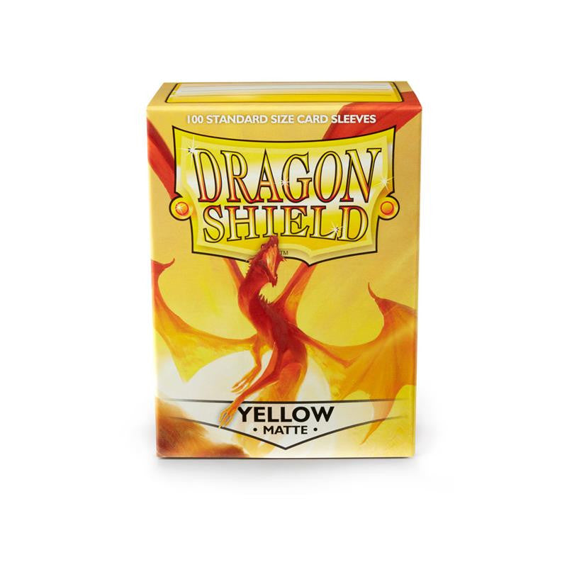 Dragon Shield Standard Sleeves Matte Yellow - 100 Bustine