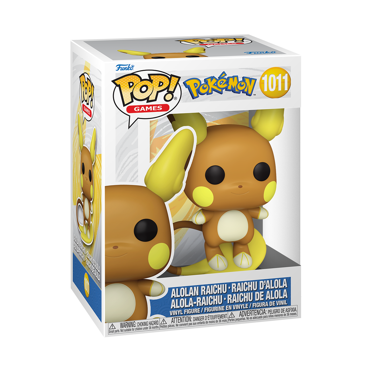 Funko Pop Pokemon Raichu di Alola 1011