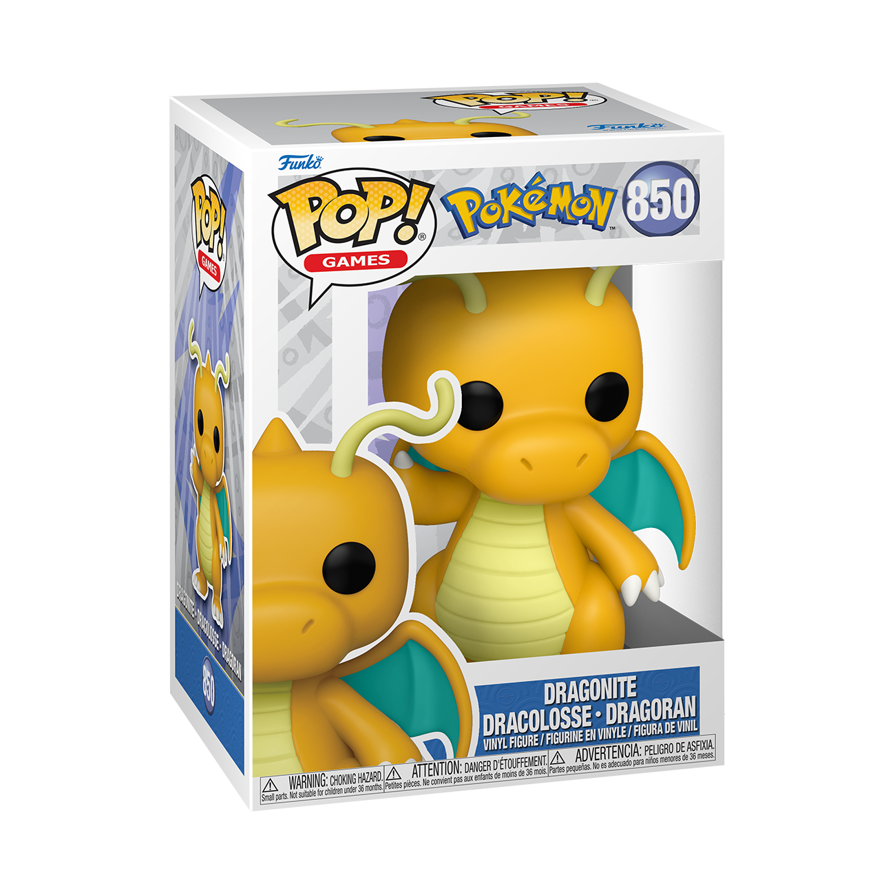 Funko Pop Pokemon Dragonite 850