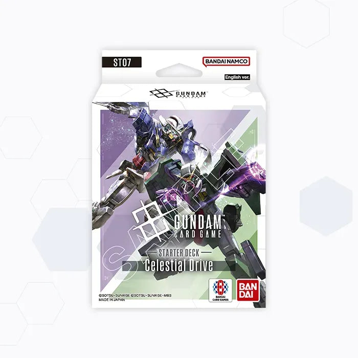 Gundam Card Game Starter Deck ST07 Celestial Drive ENG
