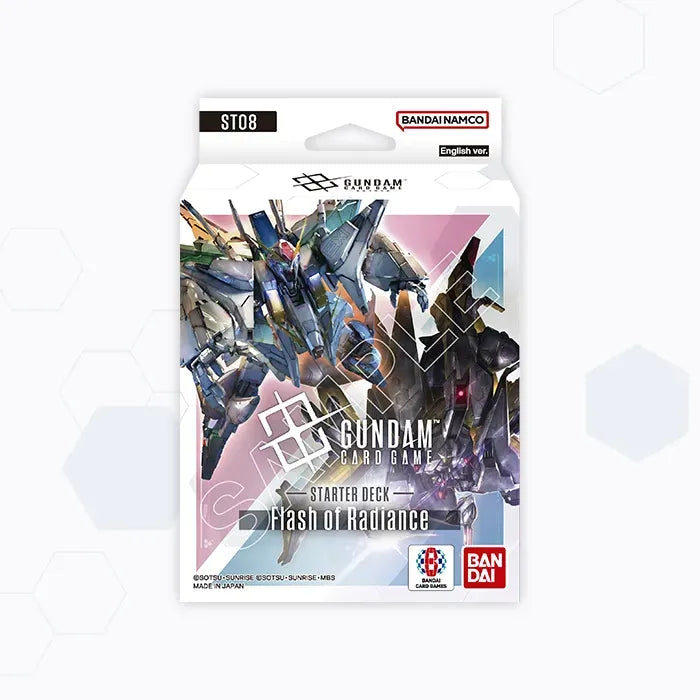 Gundam Card Game Starter Deck ST08 Flash Of Radiance ENG