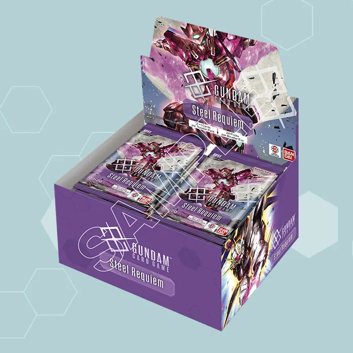 Gundam Card Game Steel Requiem GD03 Booster Box ENG