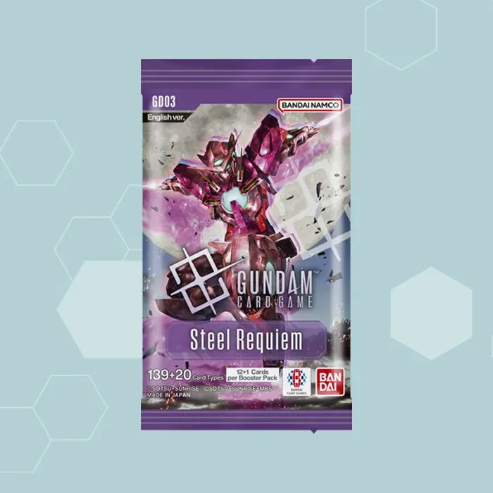Gundam Card Game Steel Requiem GD03 Booster Box ENG