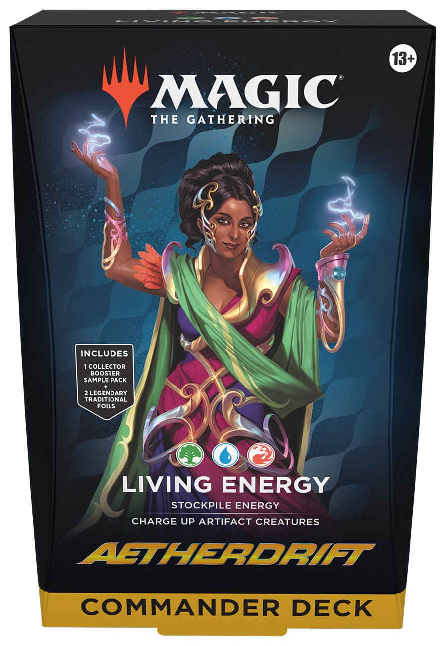 Magic Aetherdrift Bundle Commander Deck Eternal Might Living Energy ENG