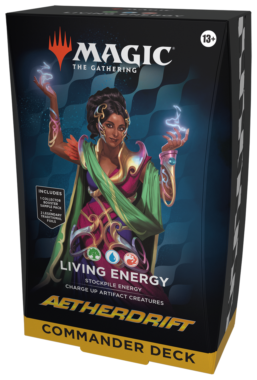 Magic Aetherdrift Bundle Commander Deck Eternal Might Living Energy ENG