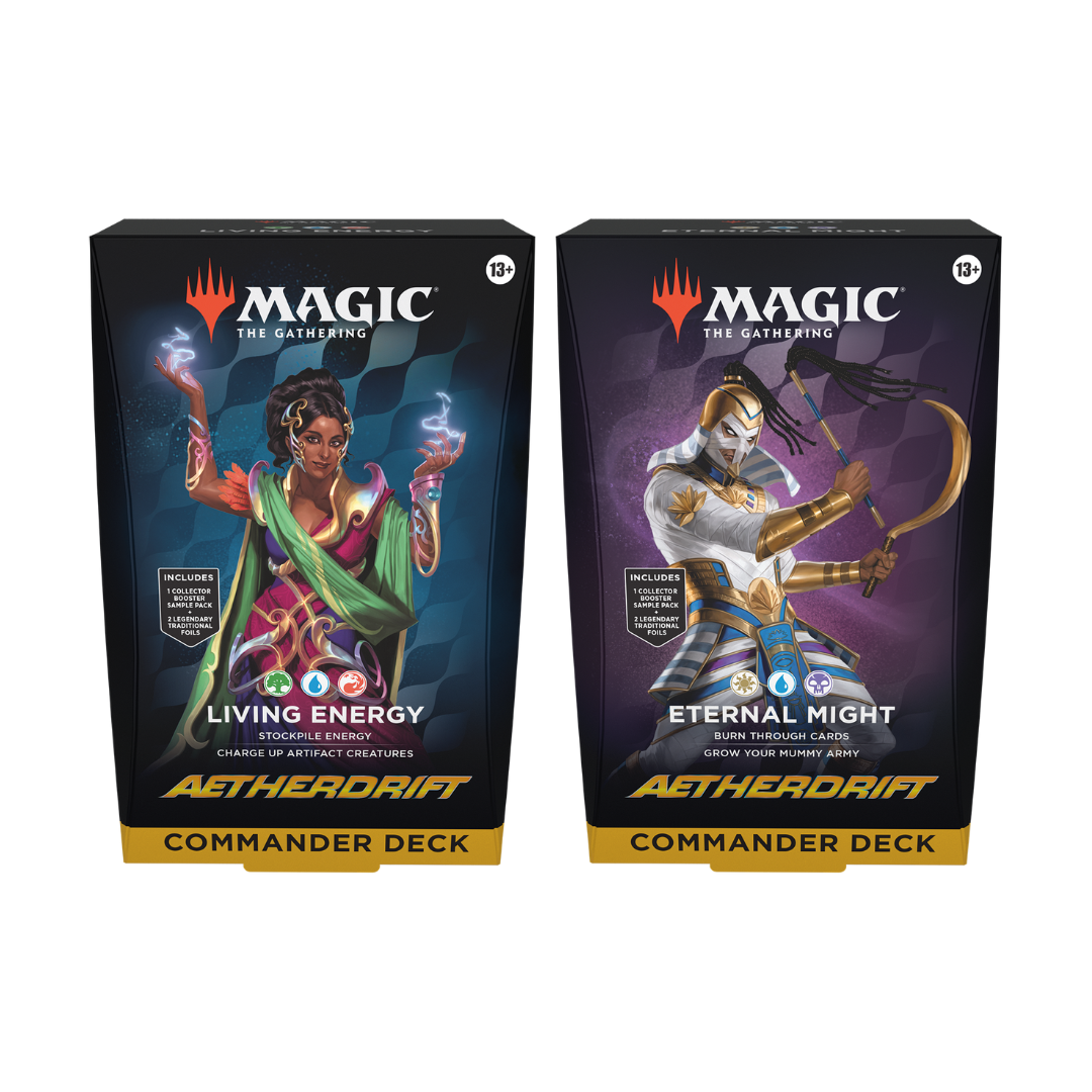 Magic Aetherdrift Bundle Commander Deck Eternal Might Living Energy ENG