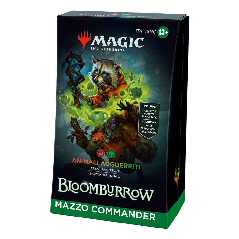 Magic the Gathering Bloomburrow Animali Agguerriti Commander Deck