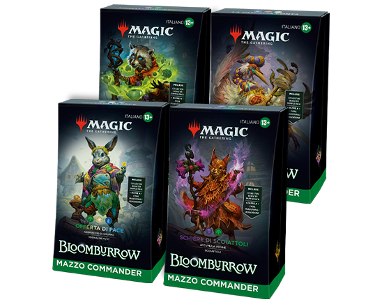 Magic the Gathering Bloomburrow Commander Deck Set 4 Mazzi IT