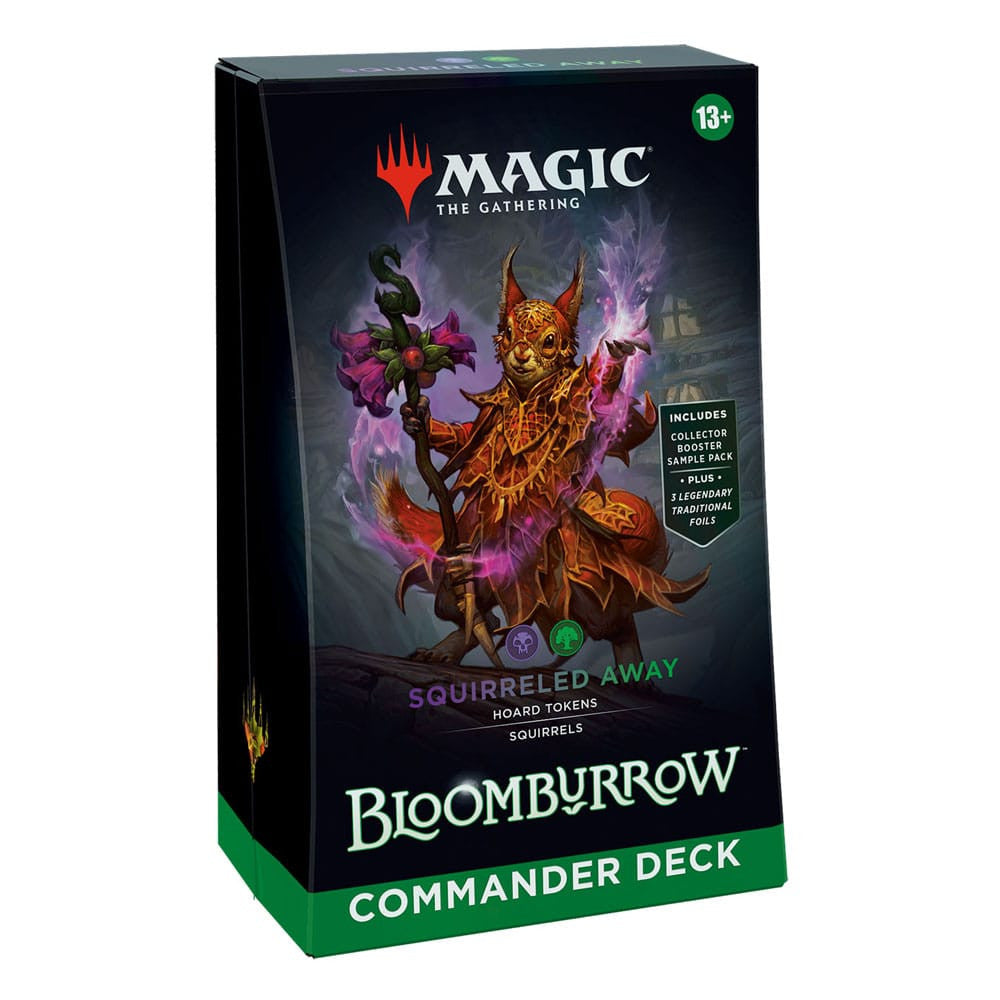 Magic the Gathering Bloomburrow Squirreled Away Commander Deck EN