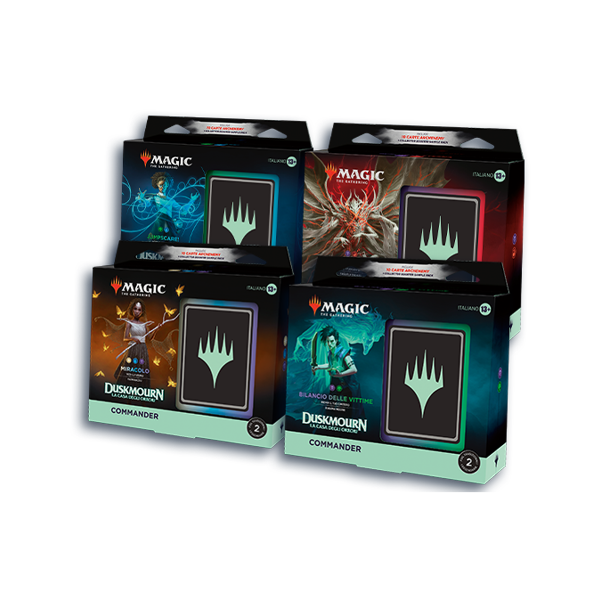Magic Duskmourn La Casa degli Orrori Set 4 Commander Deck ITA