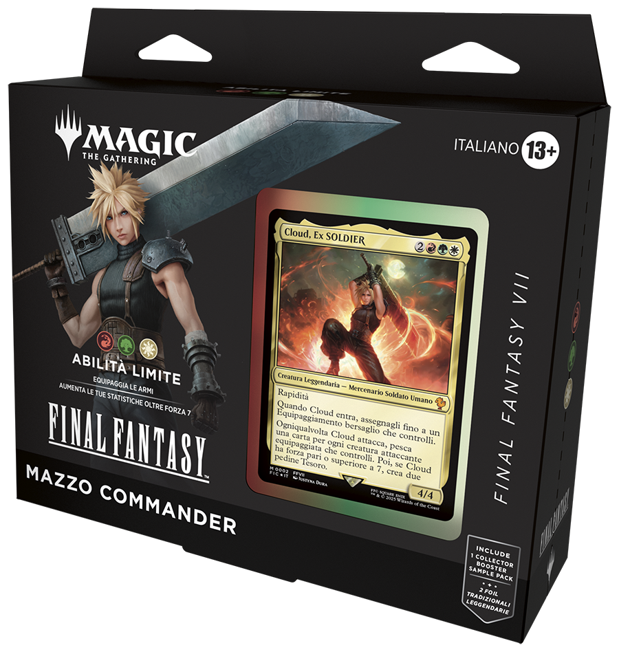 Magic Final Fantasy Commander Display 4 Deck ITA