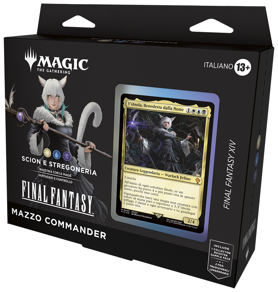 Magic Final Fantasy Commander Display 4 Deck ITA