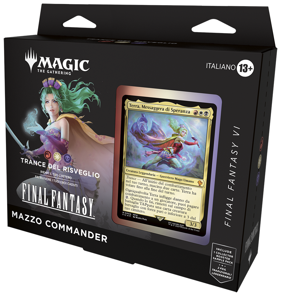 Magic Final Fantasy Commander Display 4 Deck ITA