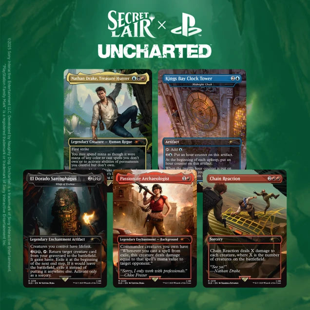 Magic Secret Lair x Playstation Uncharted