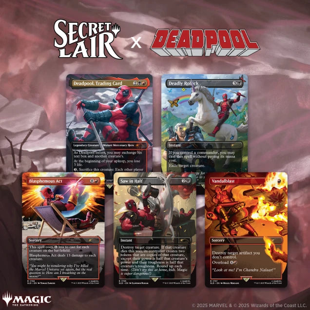 Magic Secret Lair x Marvel Deadpool Non Foil ENG
