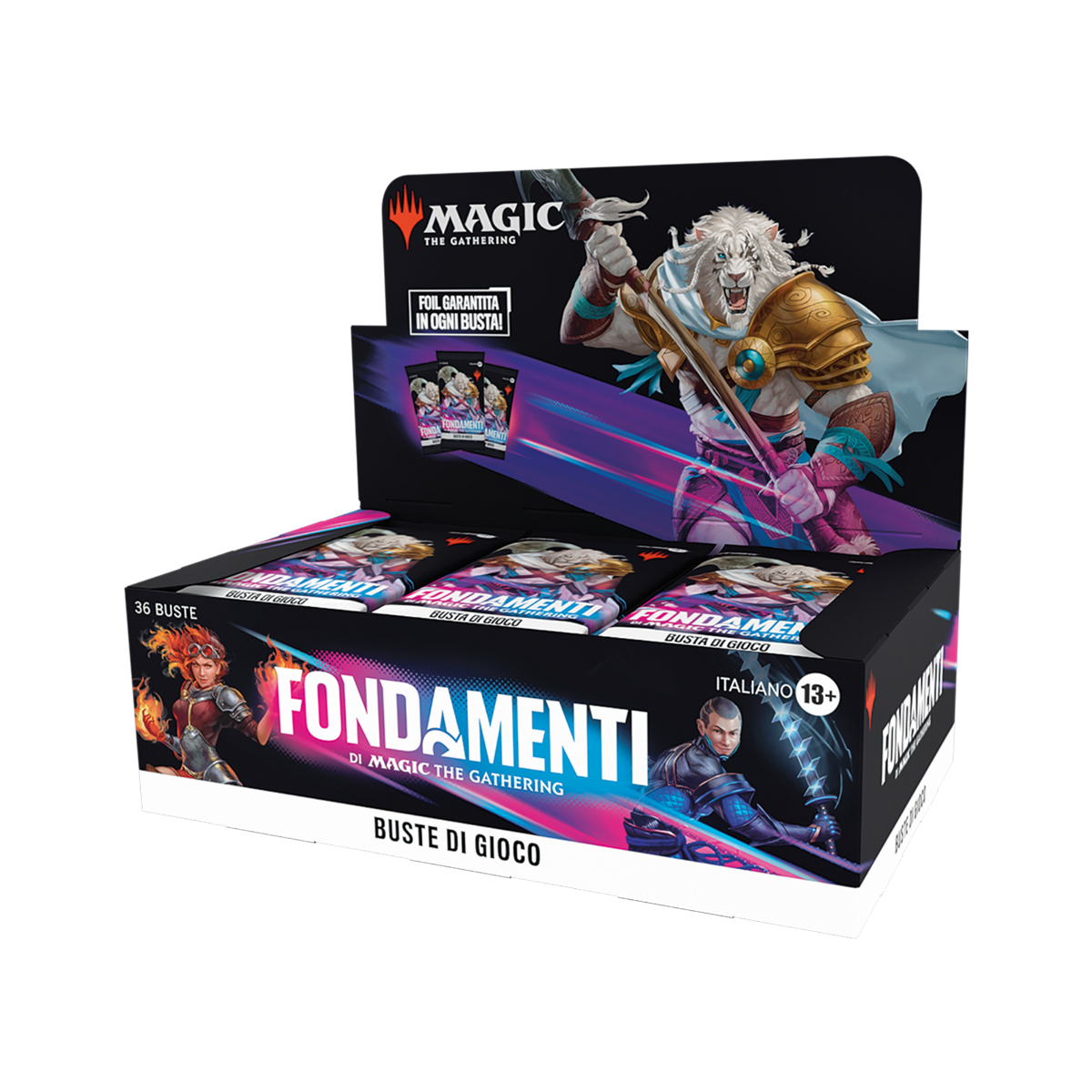 Magic The Gathering Foundations Play Booster Box Display ITA