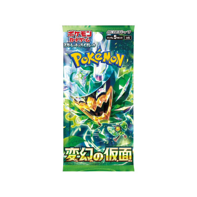 Pokemon Card Game Mask of Change Booster Pack - Sv6 - Japanese