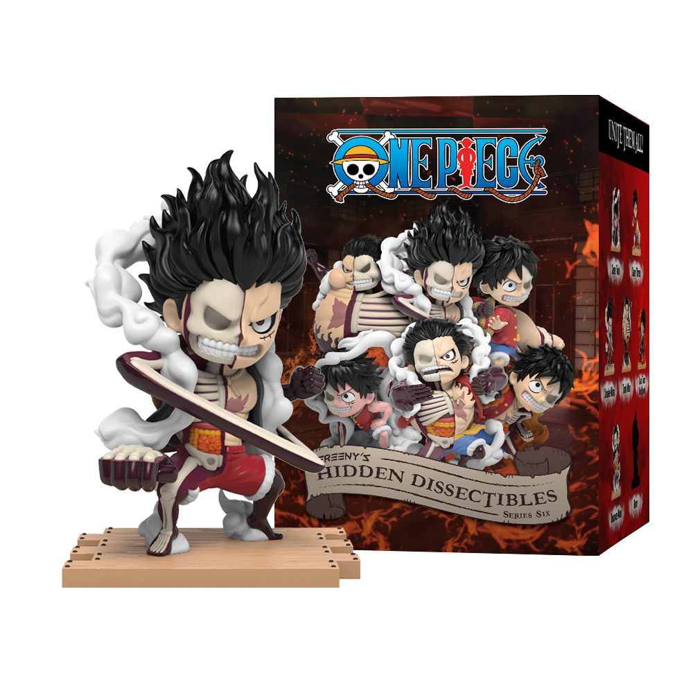 Mighty Jaxx One Piece Luffy’s Gears Edition Freeny’s Hidden Dissectibles Blind Box