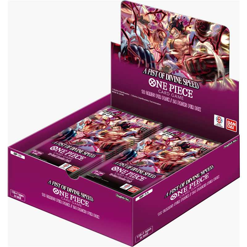 One Piece Card Game OP11 A Fist of Divine Speed Booster Box ENG