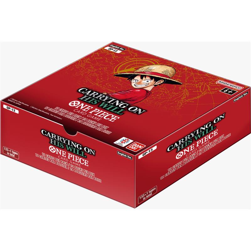 One Piece Card Game OP13 Carrying on His Will Sealed Case ENG