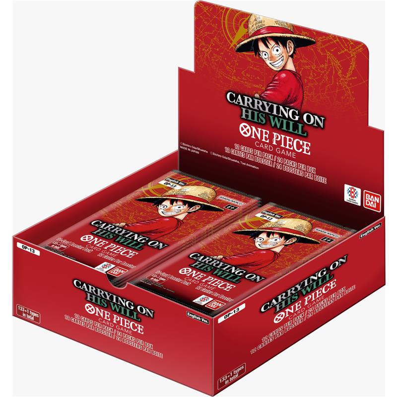 One Piece Card Game OP13 Carrying on His Will Sealed Case ENG