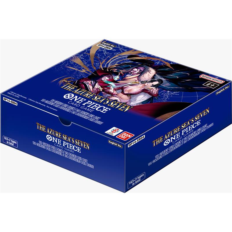 One Piece Card Game OP14 The Azure Sea's Seven Booster Box ENG