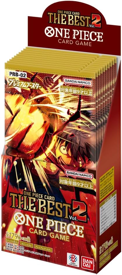 One Piece Card Game PRB02 The Best Vol.2 Premium Booster Box Japanese Sealed