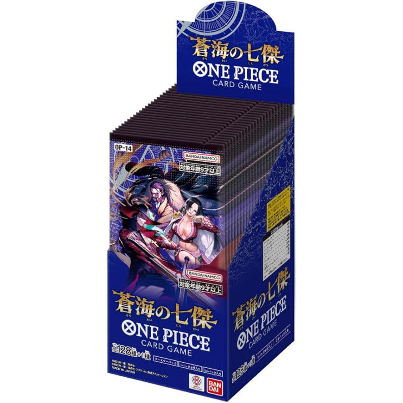 One Piece Card Game The Azure Sea’s Seven OP14 Booster Box Japanese
