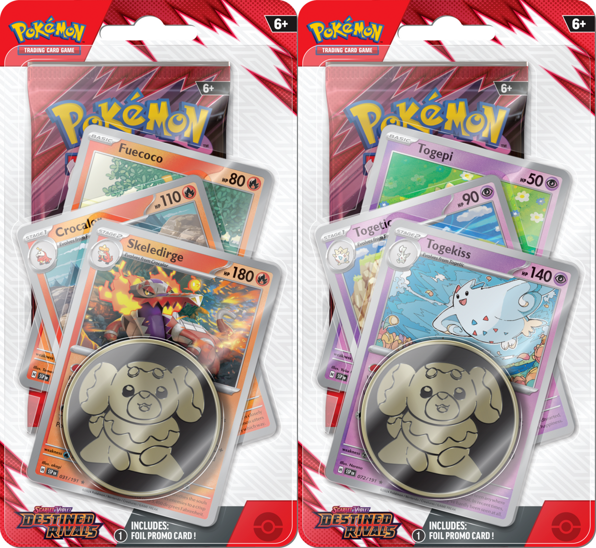 Pokemon Destined Rivals Premium Checklane Blister Set ENG