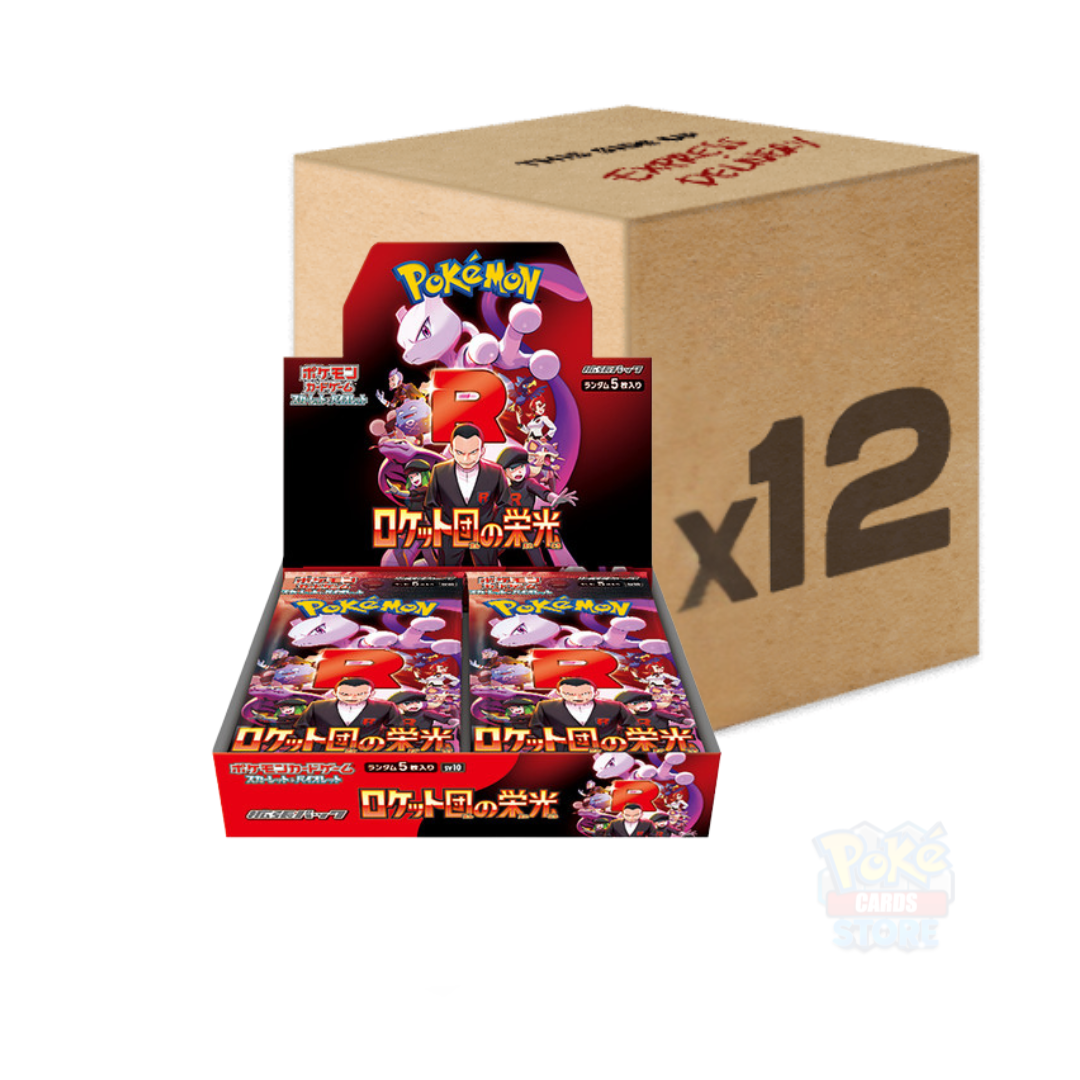 Pokemon Glory of Team Rocket Sealed Case Japanese
