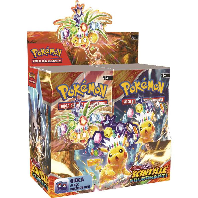 Pokemon Scintille Folgoranti Display 36 Bustine ITA