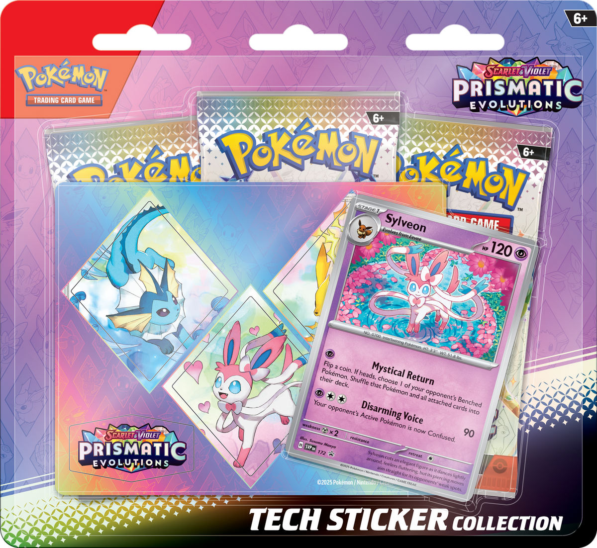 Pokemon Evoluzioni Prismatiche con Adesivo Sylveon ITA