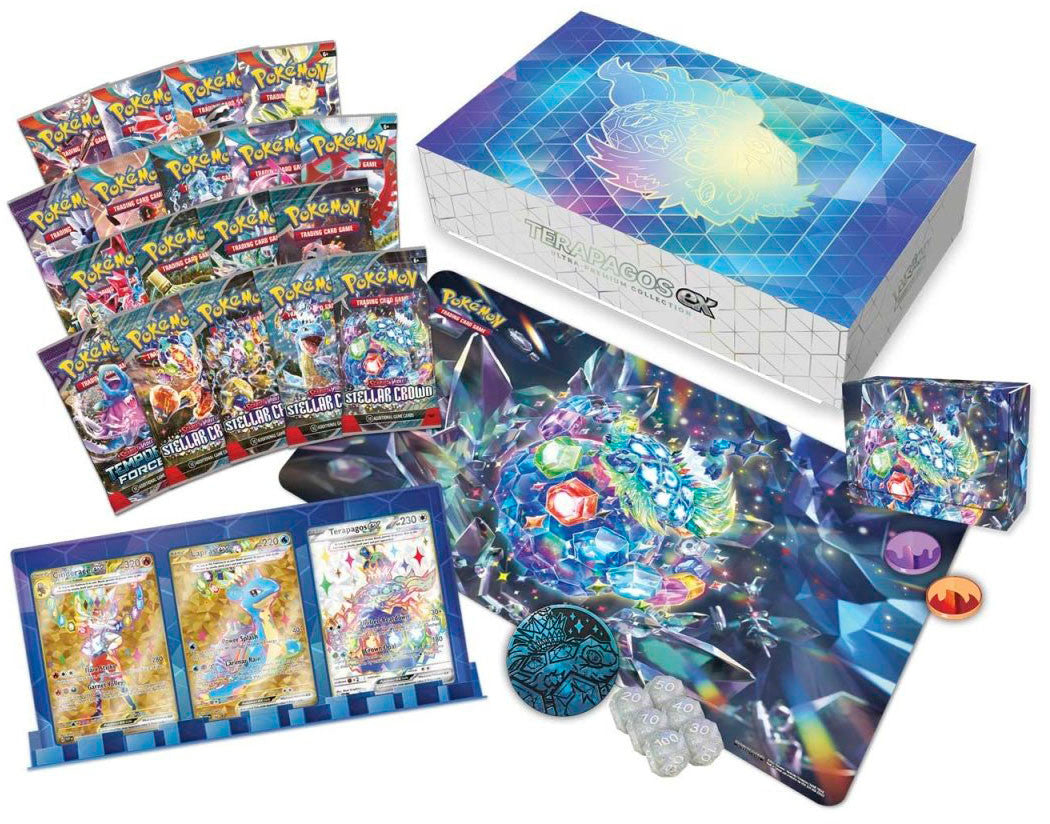 Pokemon Ultra Premium Collection Terapagos ex content