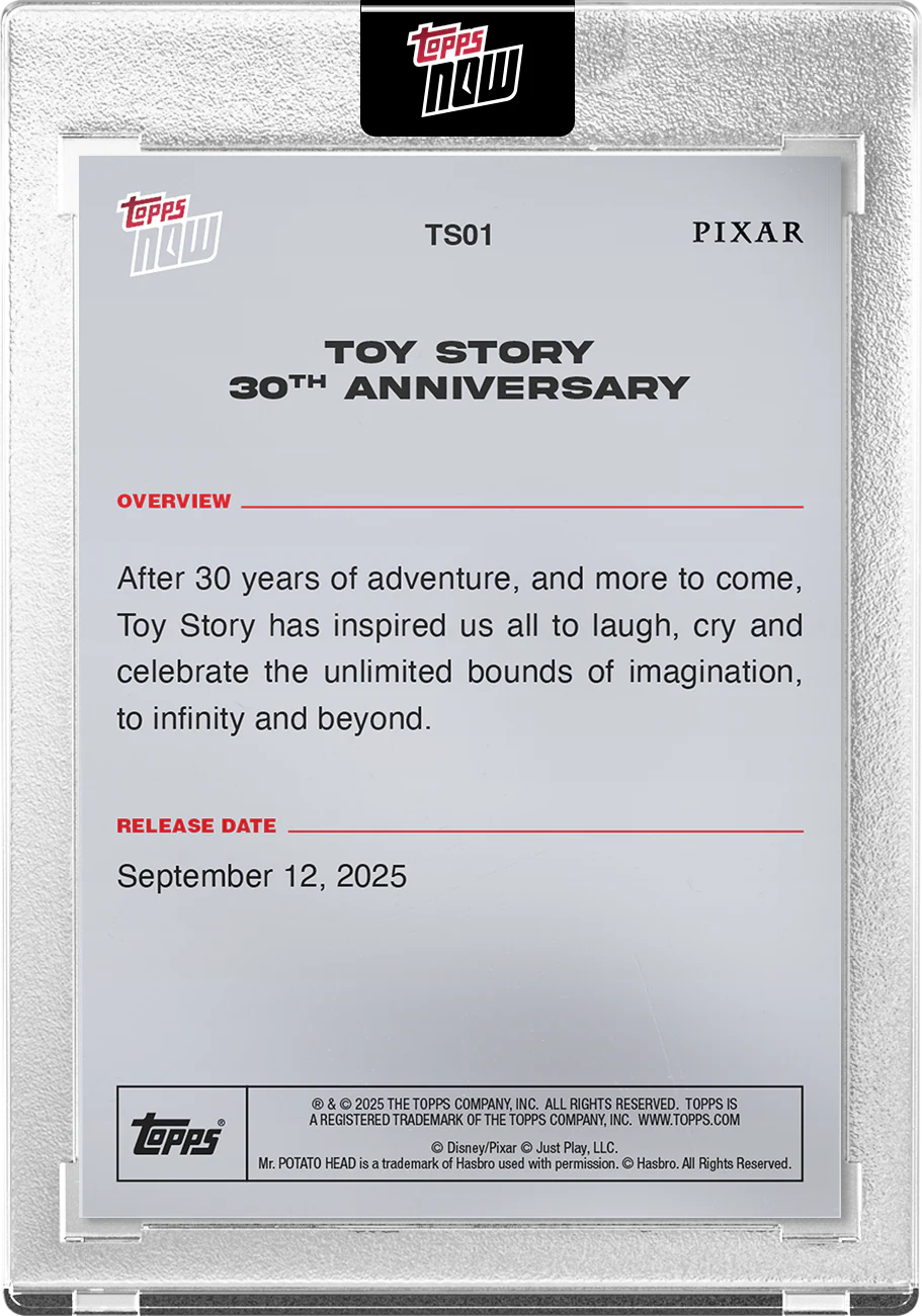 2025 Disney Topps NOW Toy Story 30th Anniversary