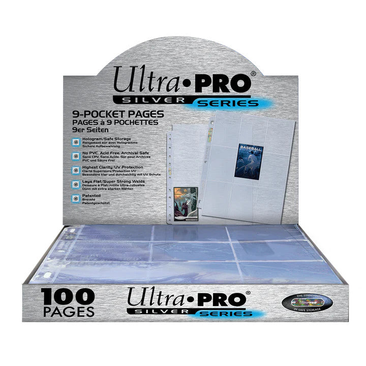 Ultra PRO - Confezione 50 Fogli a 9 tasche Silver