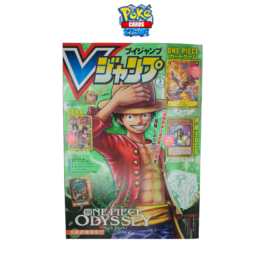 V-Jump 3 2023 - One Piece Odyssey - One Piece TCG Promo Card Sanji
